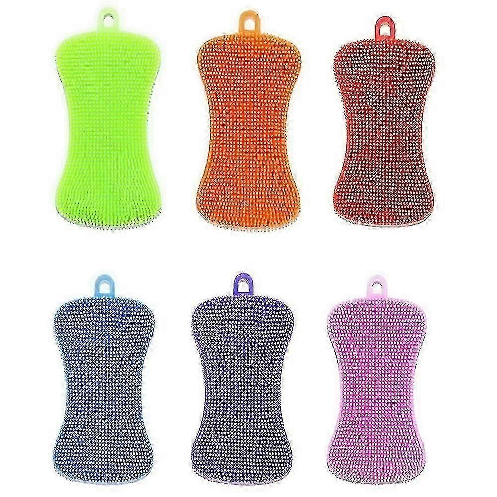 Multifunctional Silicone Sponge Cleaning Brush,Washing Gadgets Tools Silicone Dish Sponge,Kitchen
