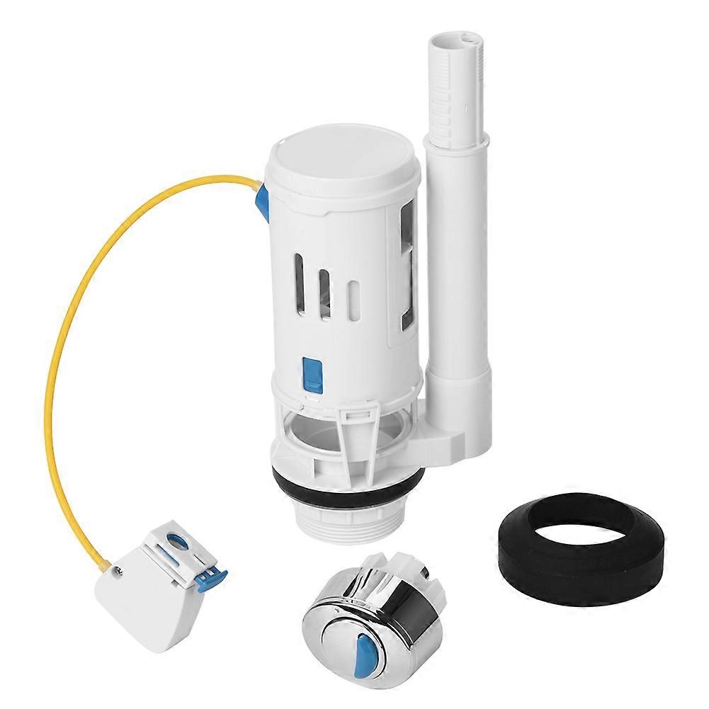 Dual Flush Excellence: Toilet Valve With Adjustable Overflow Tube, Water-Saving Conversion Kit For Two Piece Toilet, Easy Tool-Free Installation,