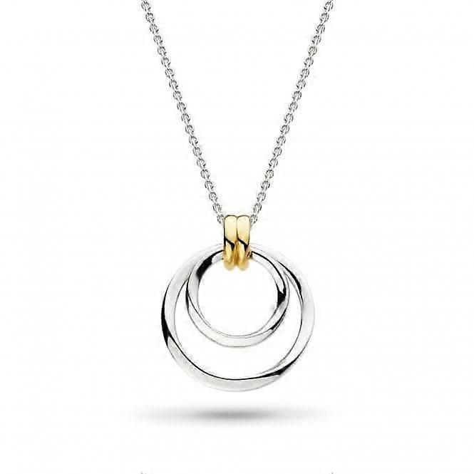 Bevel Unity Golden Duo Necklace 91172GRP