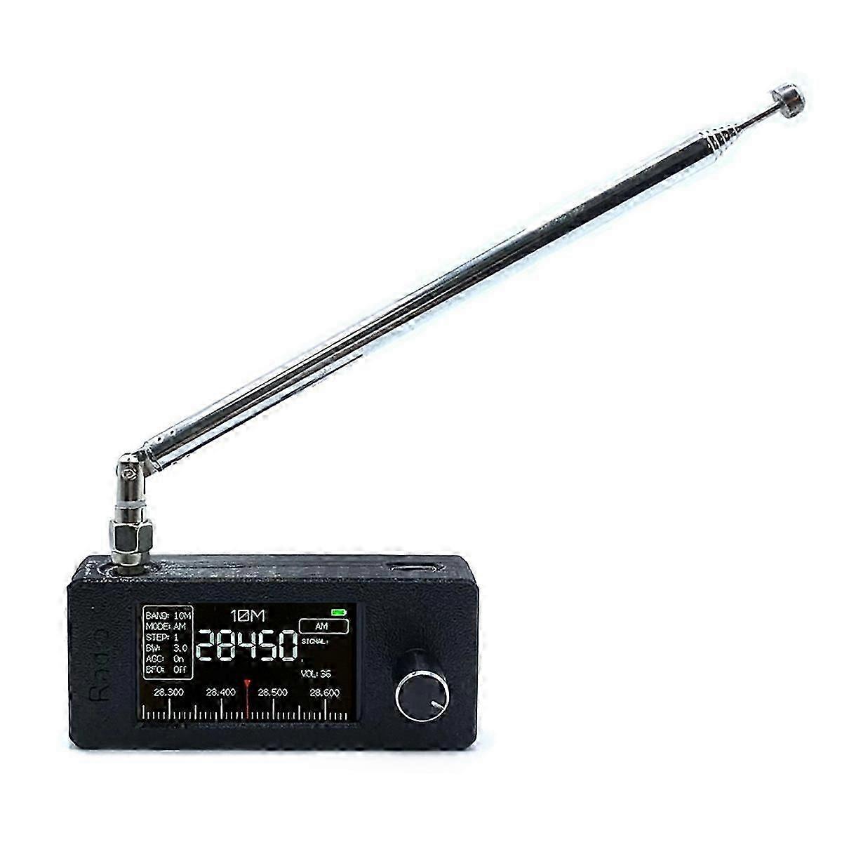 New 0.5108mhz Pocket Size SI4732 Radio  Receiver  Mini Radio  Telescopic Antenna ESP32S3 Walkbee 4747 B