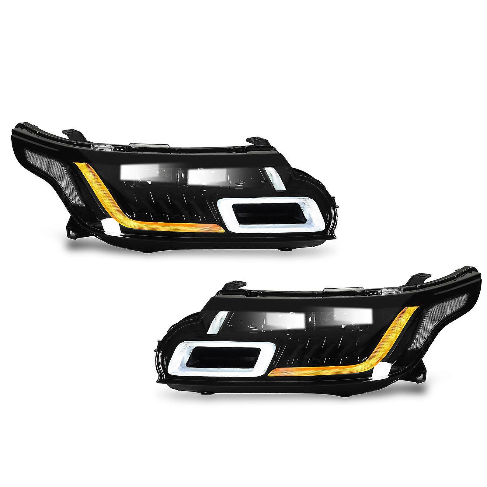 Facelift Style Full LED Matrix Headlights Projector Replacement for Land Rover Range Rover Sport L494 Pre‑Facelift 2014‑2017 LHD 