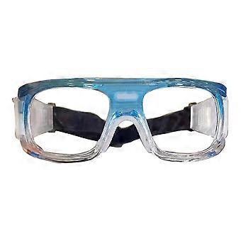 Lunettes de sport de plein air Lunettes de sécurité Football Basket-ball Lunettes de protection oculaire Résistance aux chocs Lunettes de cyclisme adulte transparent blanc
