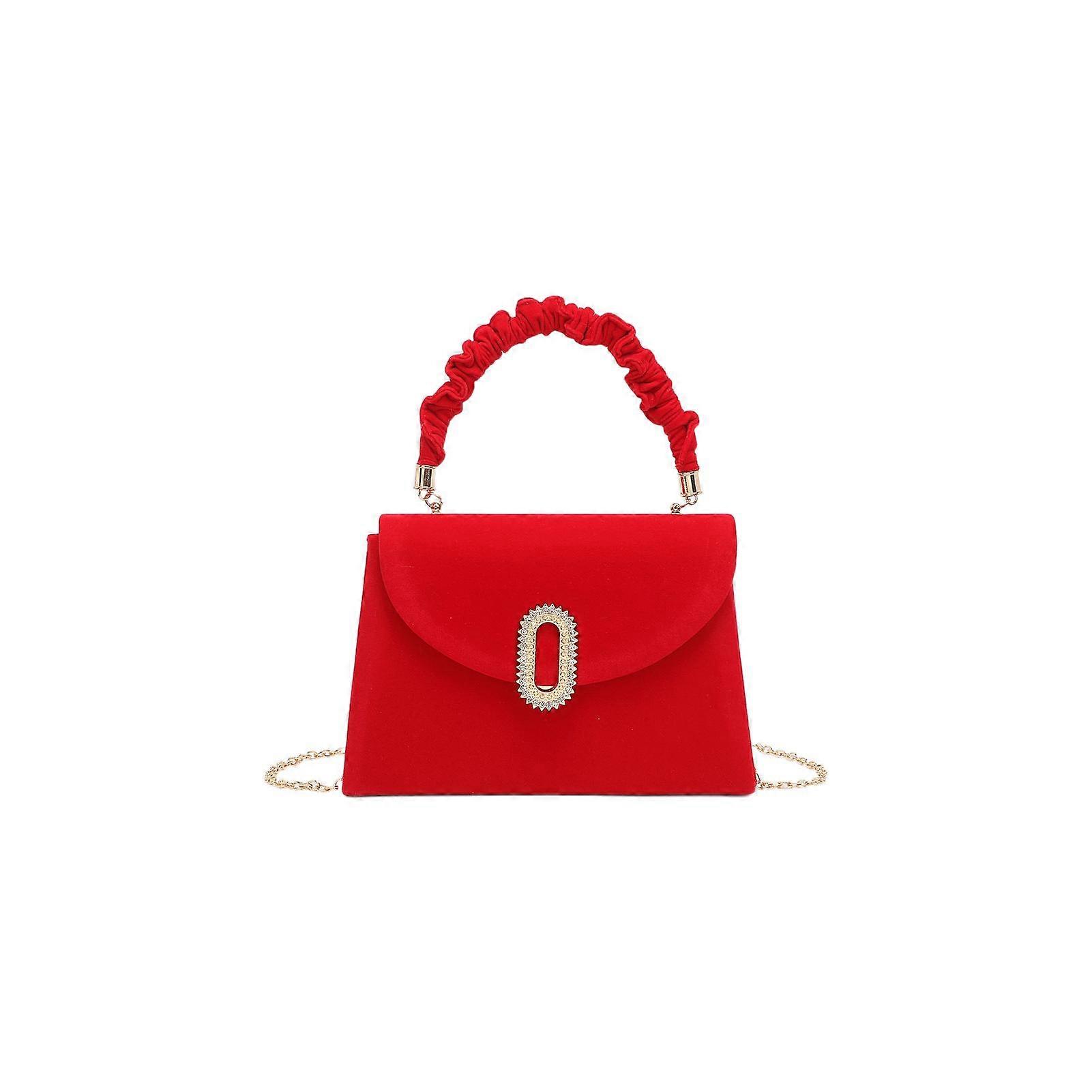 Polyester Easy Matching Clutch Bag with chain