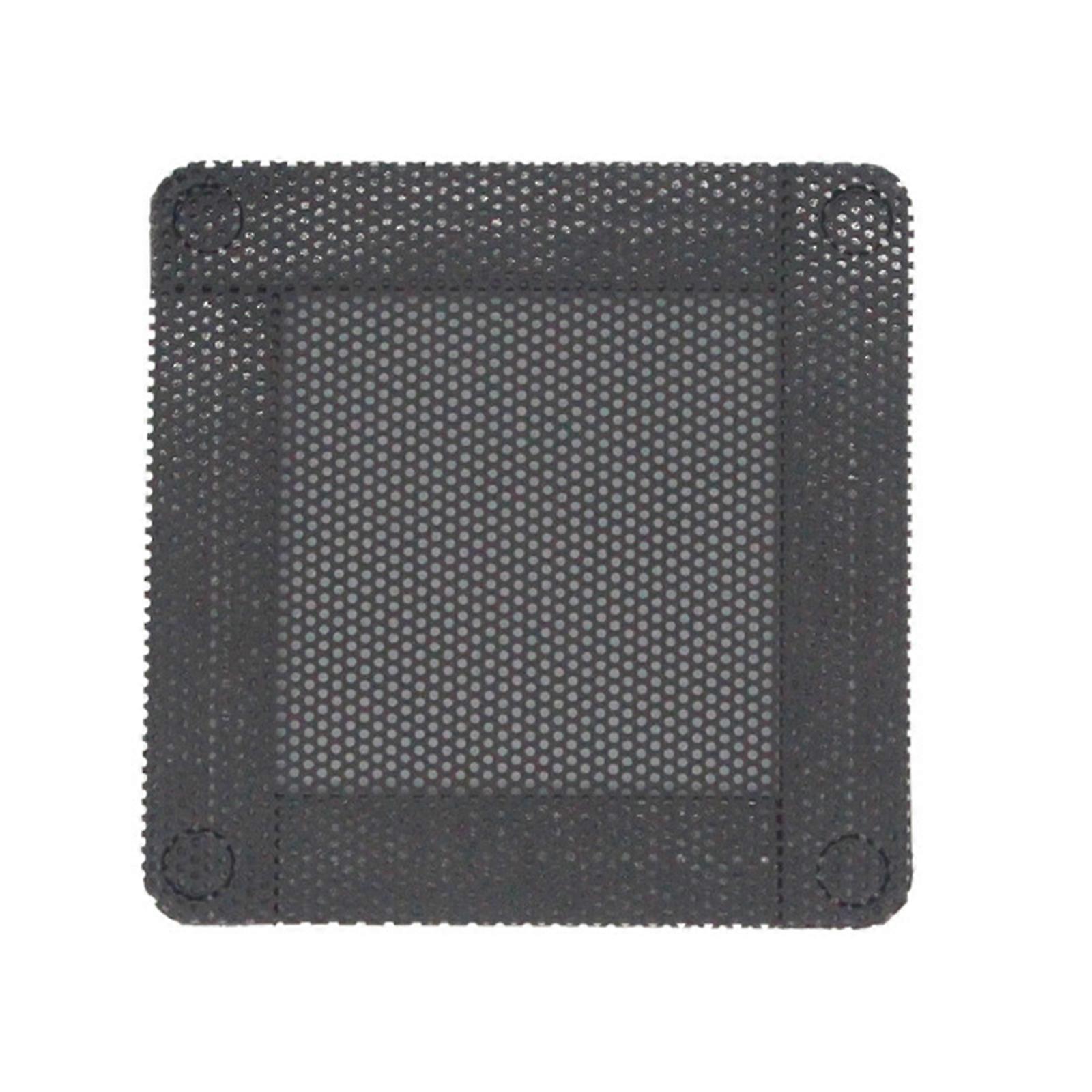 Computer Chassis Fan Duster Filter Magnetic Mesh PC for Case Fan Cooler Dustproof Cover for 4cm-14cm 50cm Square Net  Black