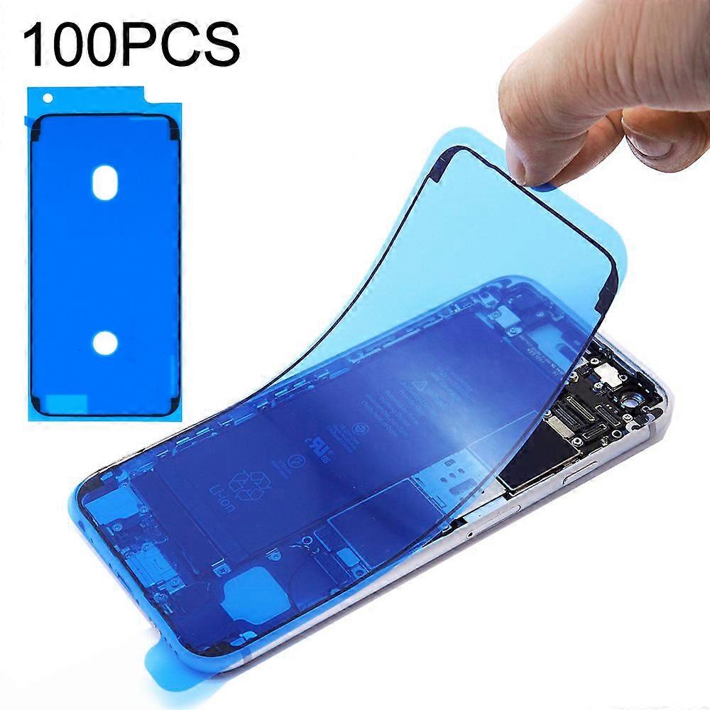 100 PCS LCD Frame Bezel Waterproof Adhesive Stickers for iPhone 6s