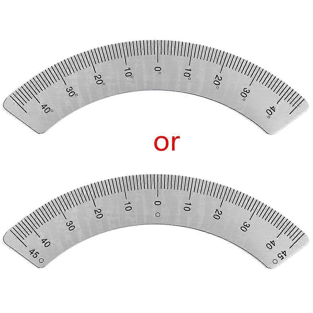 Protractors Milling Machine Part Angle Plate Scale Ruler 45 Degree Angle Arc