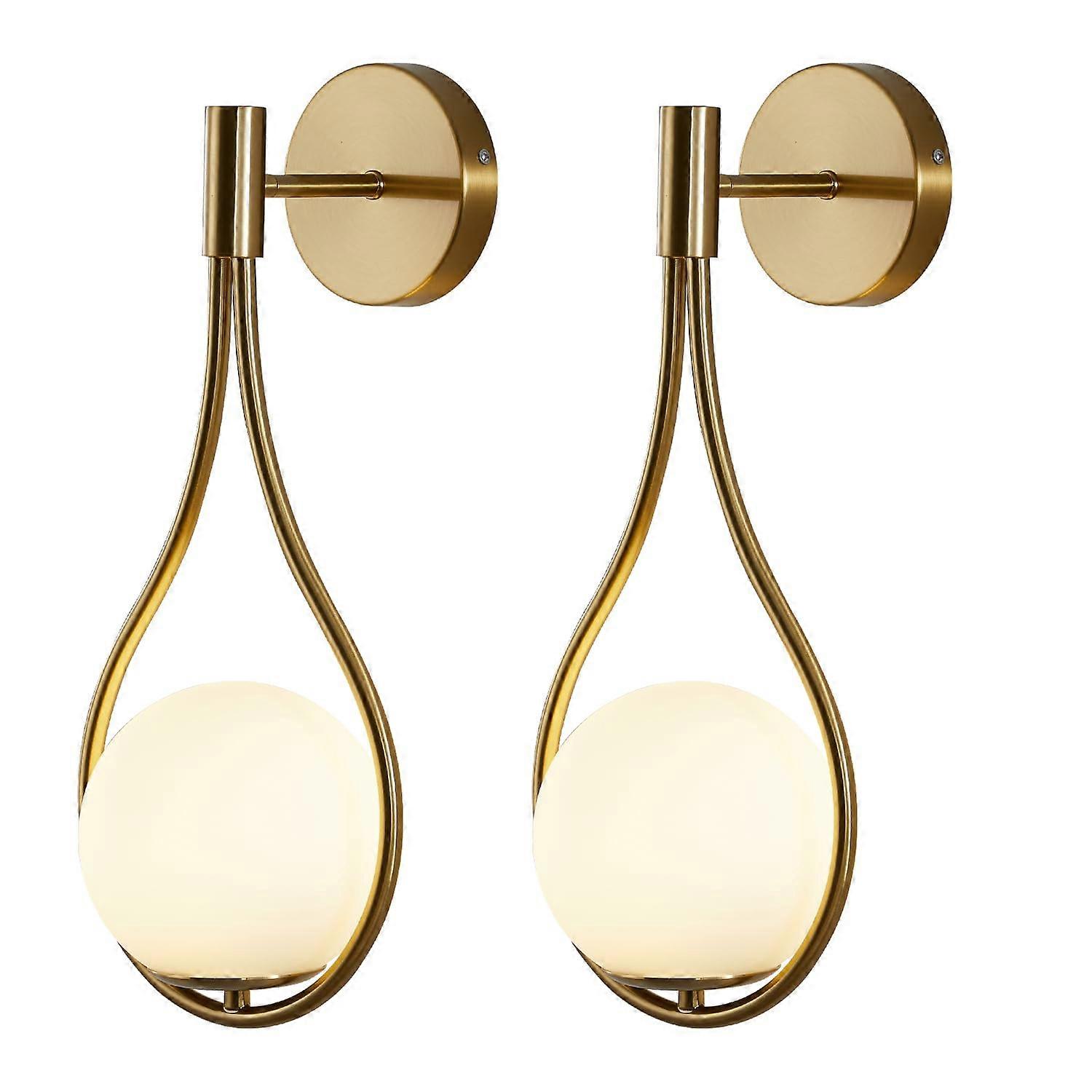 2 عبوة من شمعدان الحائط بتصميم قطرة منتصف القرن لغرفة المعيشة بجانب السرير