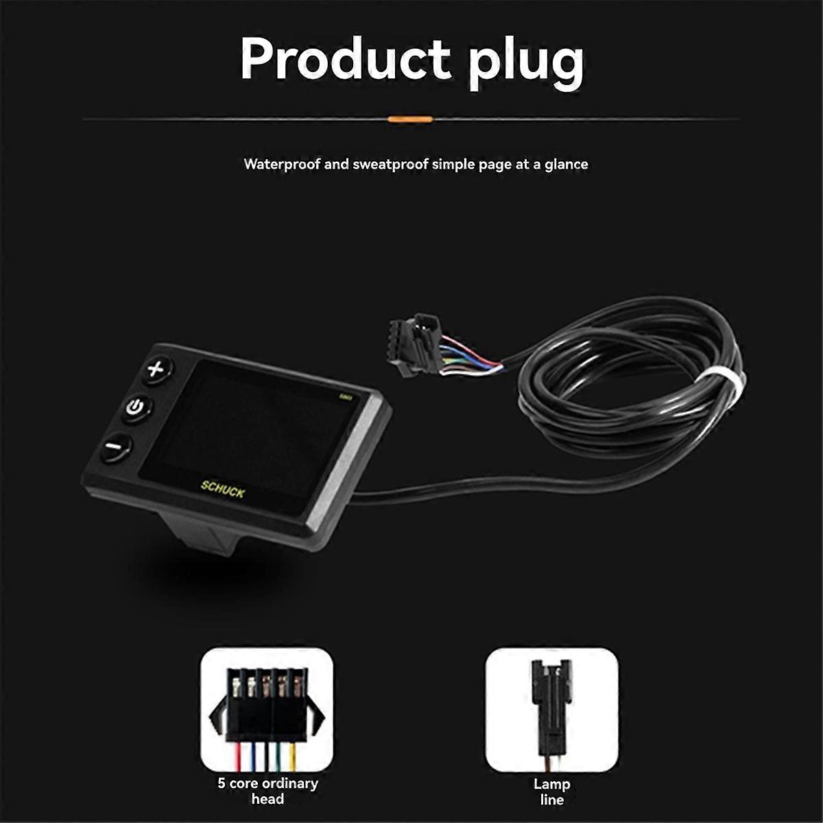 36V 48V 26A Brushless Controller S869 Meter LCD Display 24V-72V+Throttle Kit for Electric Scooter E