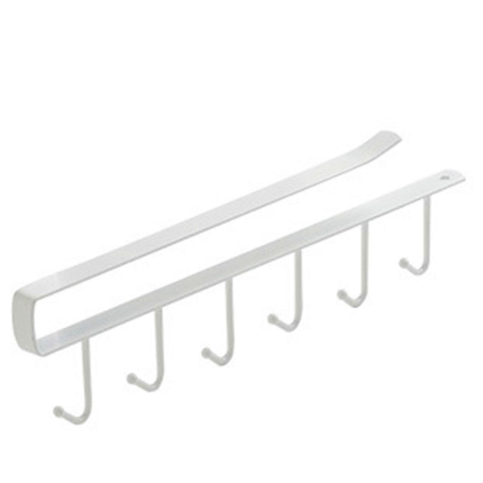 Kitchen Hanging Hook Rack Non-Marking Nail-Free Iron Storage Rack For Kitchen