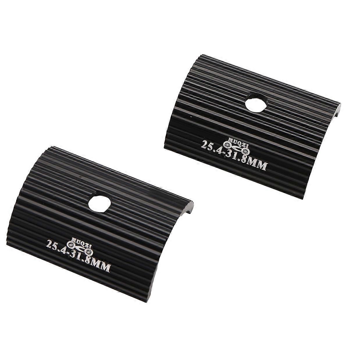 Bike Handle Bar Shim Bicycle Handlebar Adapter Bushing Stem Reducer 25.4-31.8mm Bicycle Parts Blac