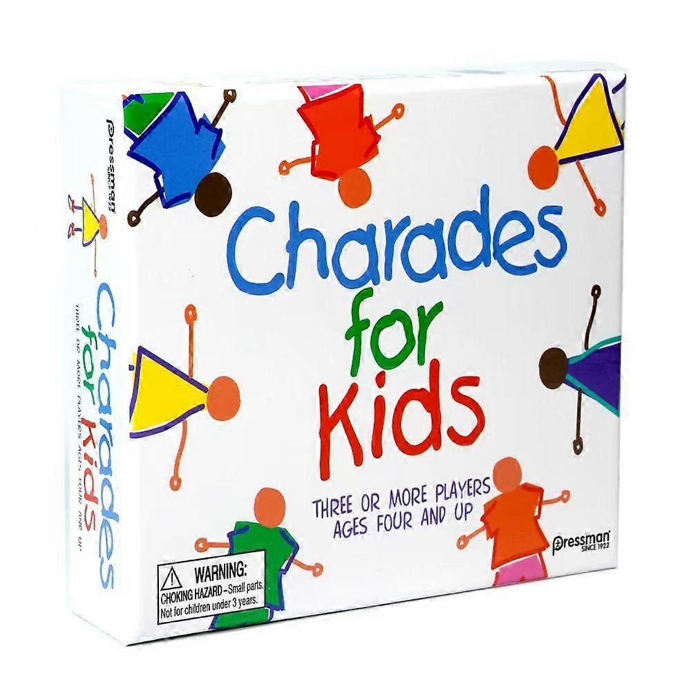 Charades for Kids - The 'No Reading Required' Family Game, Three or More Players, Age 4+