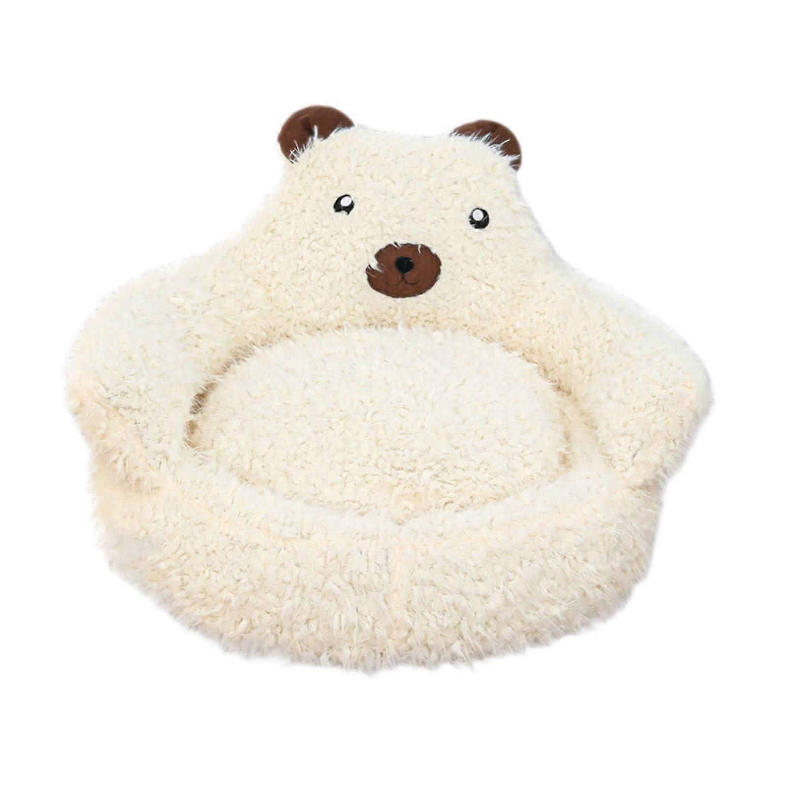 Pet Sofa Bed for Medium Small Dogs and Cats, Cozy Autumn Winter Sleeping Bed, Soft Fabric, Size S