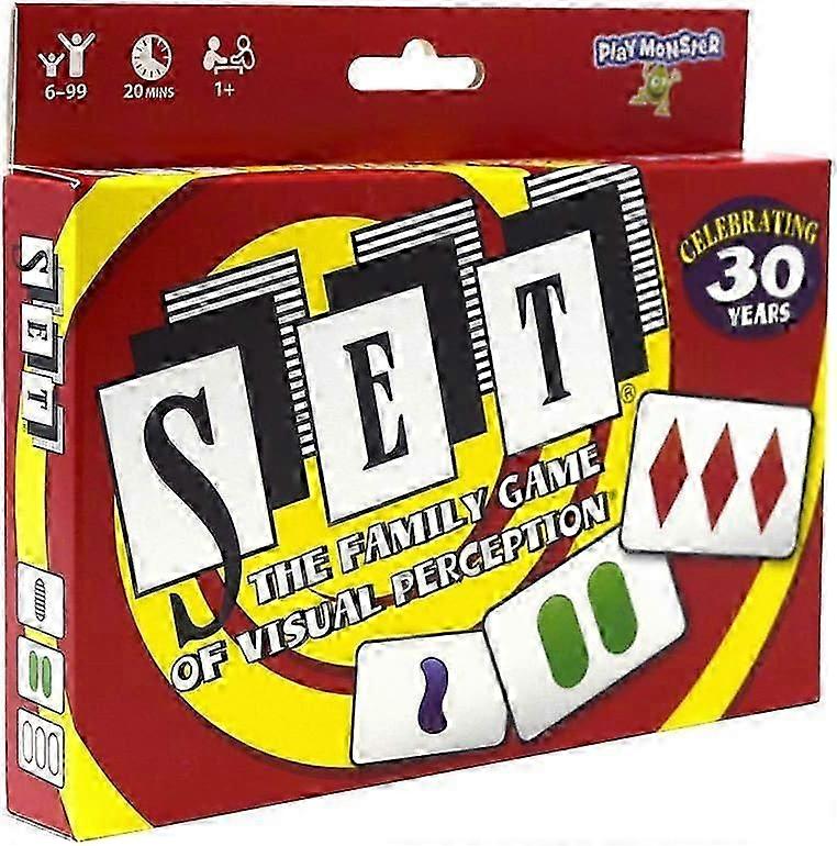 Visually perceptive family card game - match-finding game, suitable for ages 8+, 81 cards, including rules