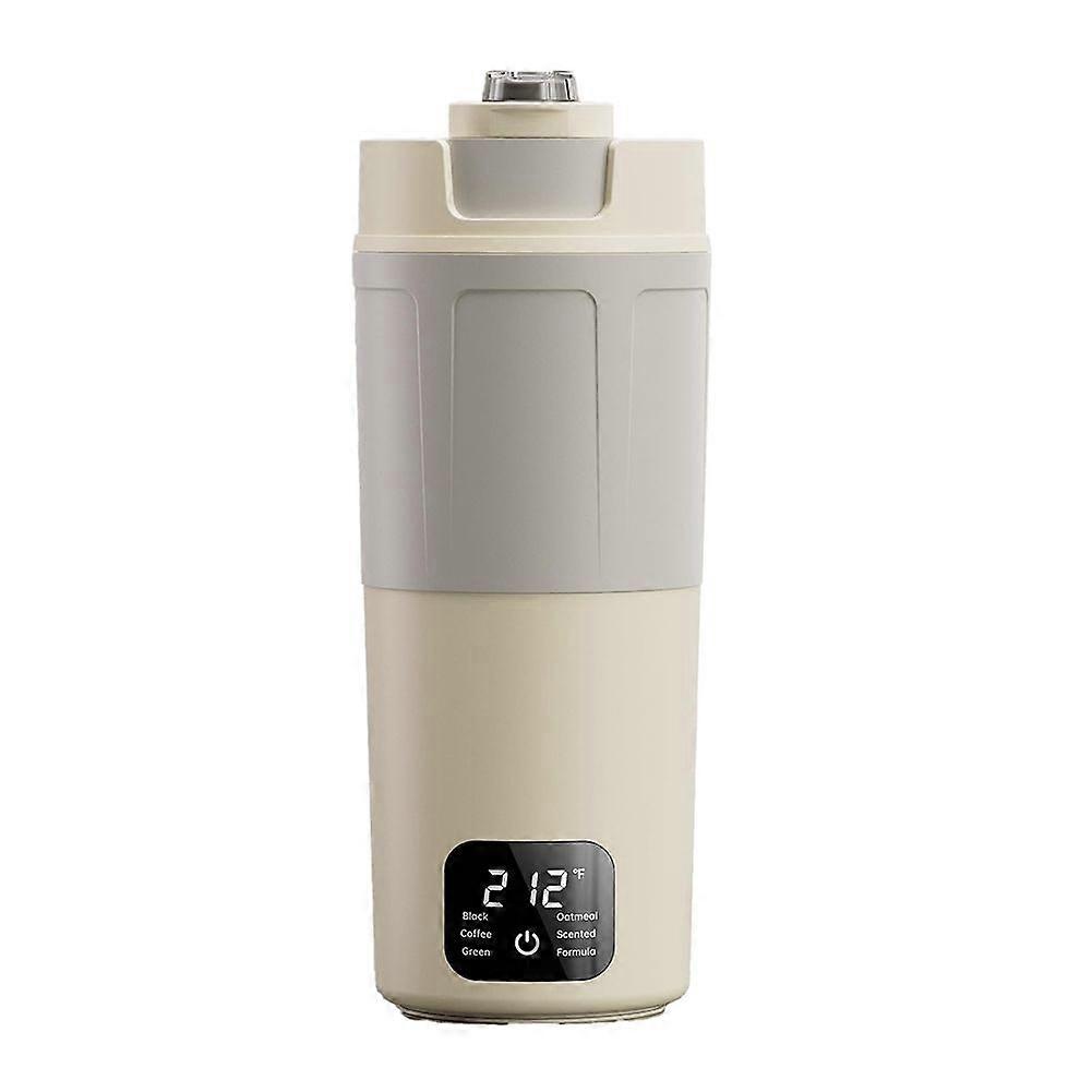 Dual Voltage Electric Kettle with 6 Temperature Controls, LCD Display, 600ml Capacity - Ideal for Travel EU Plug