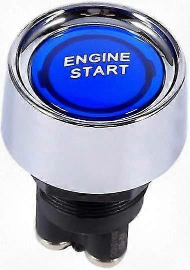 12V Blue Engine Push Button Start Stop Switch for Car Ignition Starter System