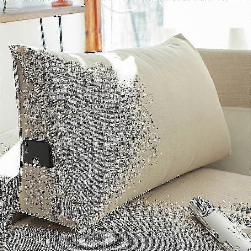 三角ベッドウェッジ枕、背もたれ、背もたれ、読書クッション、ハイウェイ