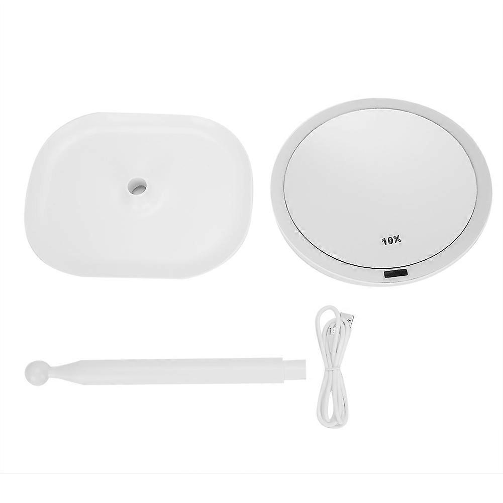 Makeup Mirror 10X Magnification LED Induction Portable Vanity Mirror for Home Dormitory