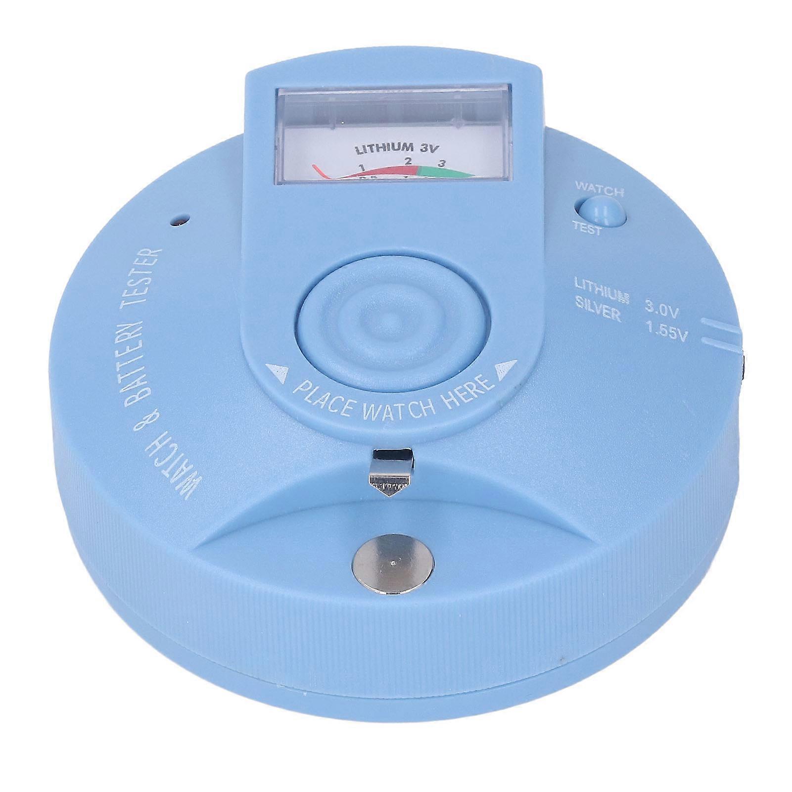 Watch Movement Tester Circular Watch Detection Repair Tool Button Battery Power Analyzer