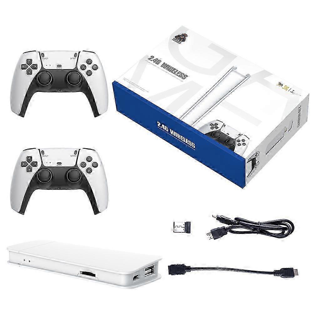 40000+ 4K HDMI TV Video Game Stick Retro Gaming Console w/ 2 Wireless Controller