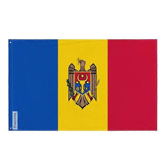 Flag of Moldova – 160 x 240 cm – Polyester – Iron eyelets – Durable