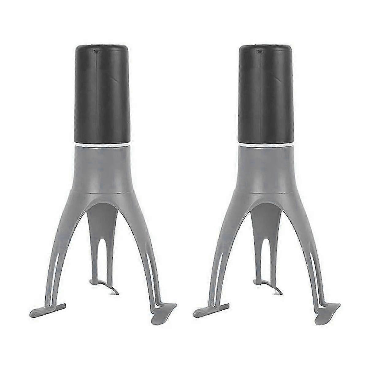 2-Pack Triangle Egg Whisks, Mini Semi-Auto Mixer for Baking, Cooking & Pan Stirring