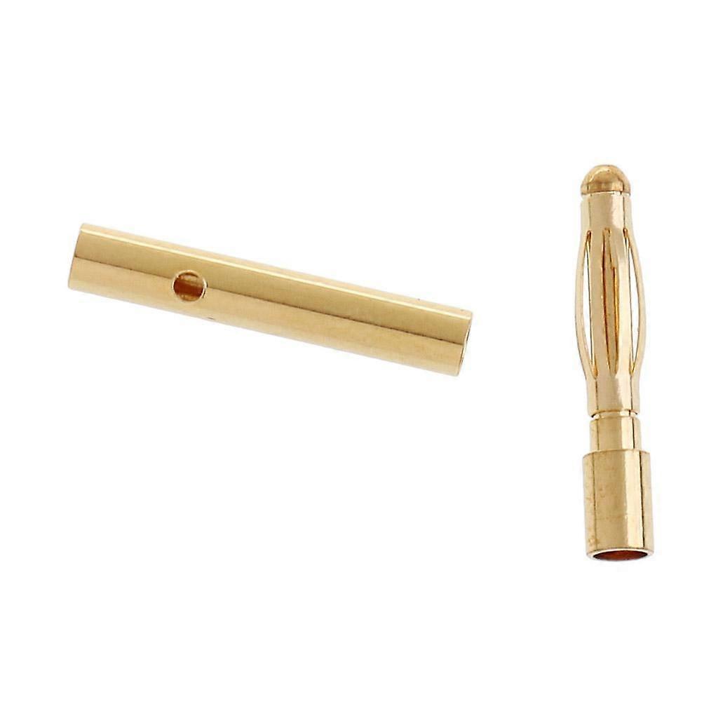 10 pairs of 2mm plug banana plug gold plug chse Lipo ESC RC