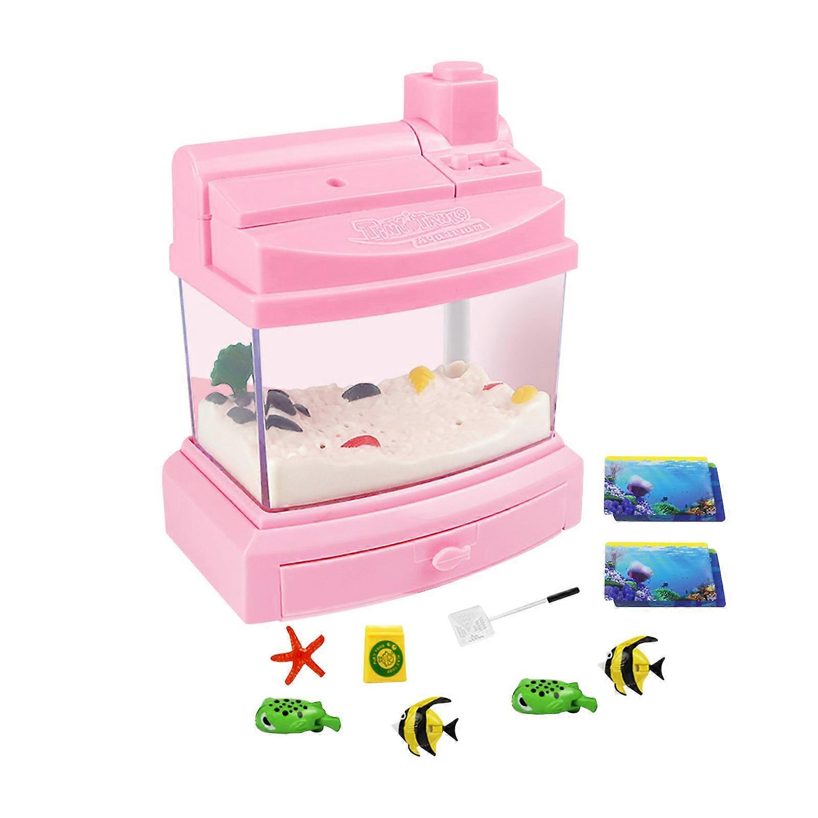 Acvariu simulat Rezervor fals Copii Decor Acvariu pentru copii Acvariu Mini Subacvatic