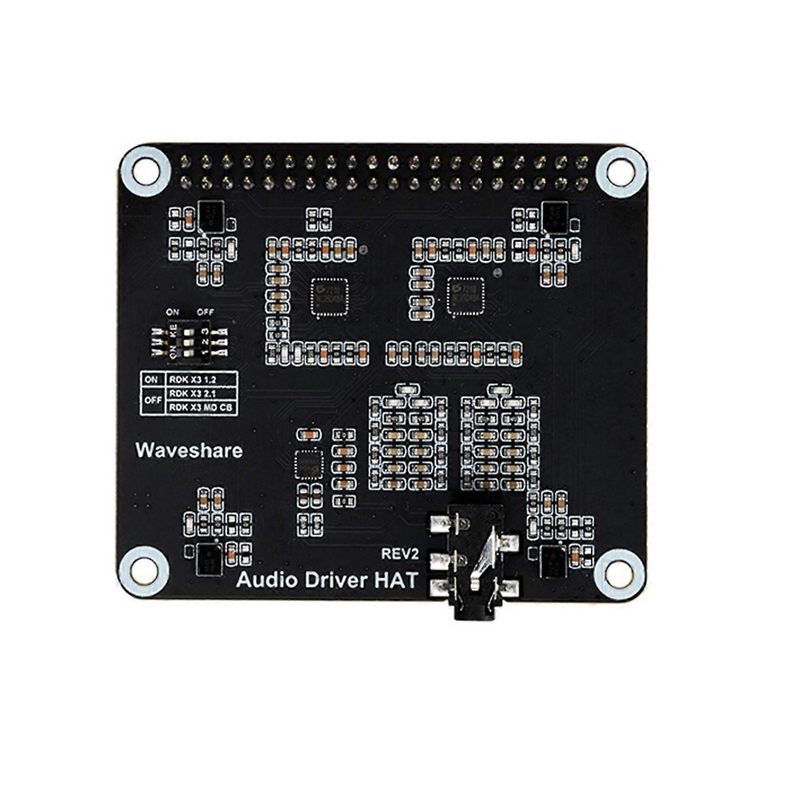 For RDK X3 40PIN ES7210 4 Channels Digital Board Power Driver Board with 3.5mm Headphone Interface for Studio Recording