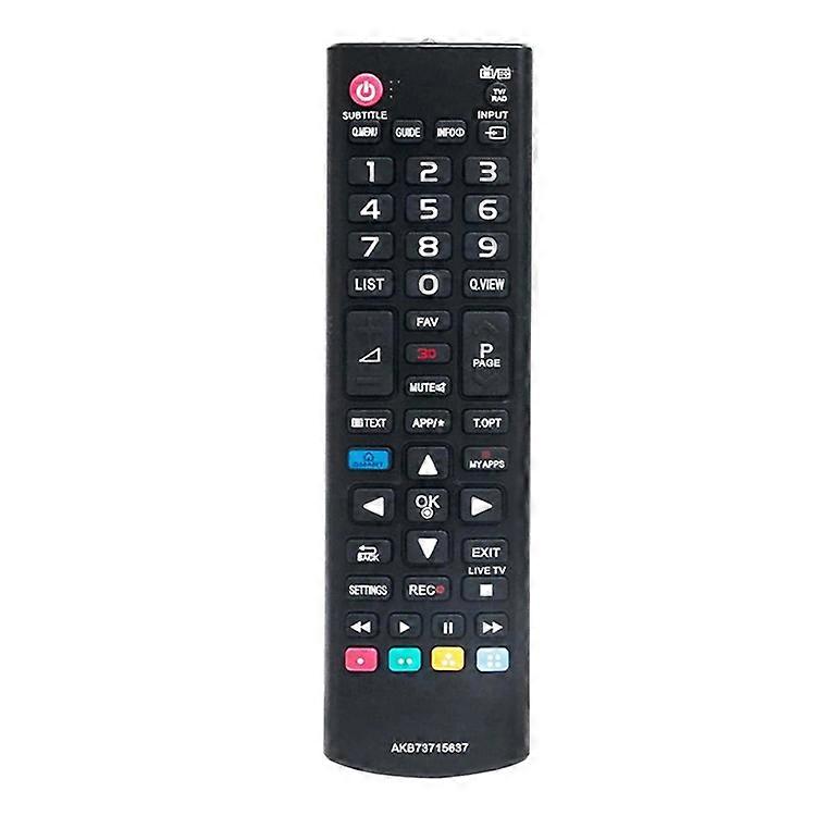 AKB73715637 Compatible For LG TV Remote Control Ergonomic Replacement Television Controller