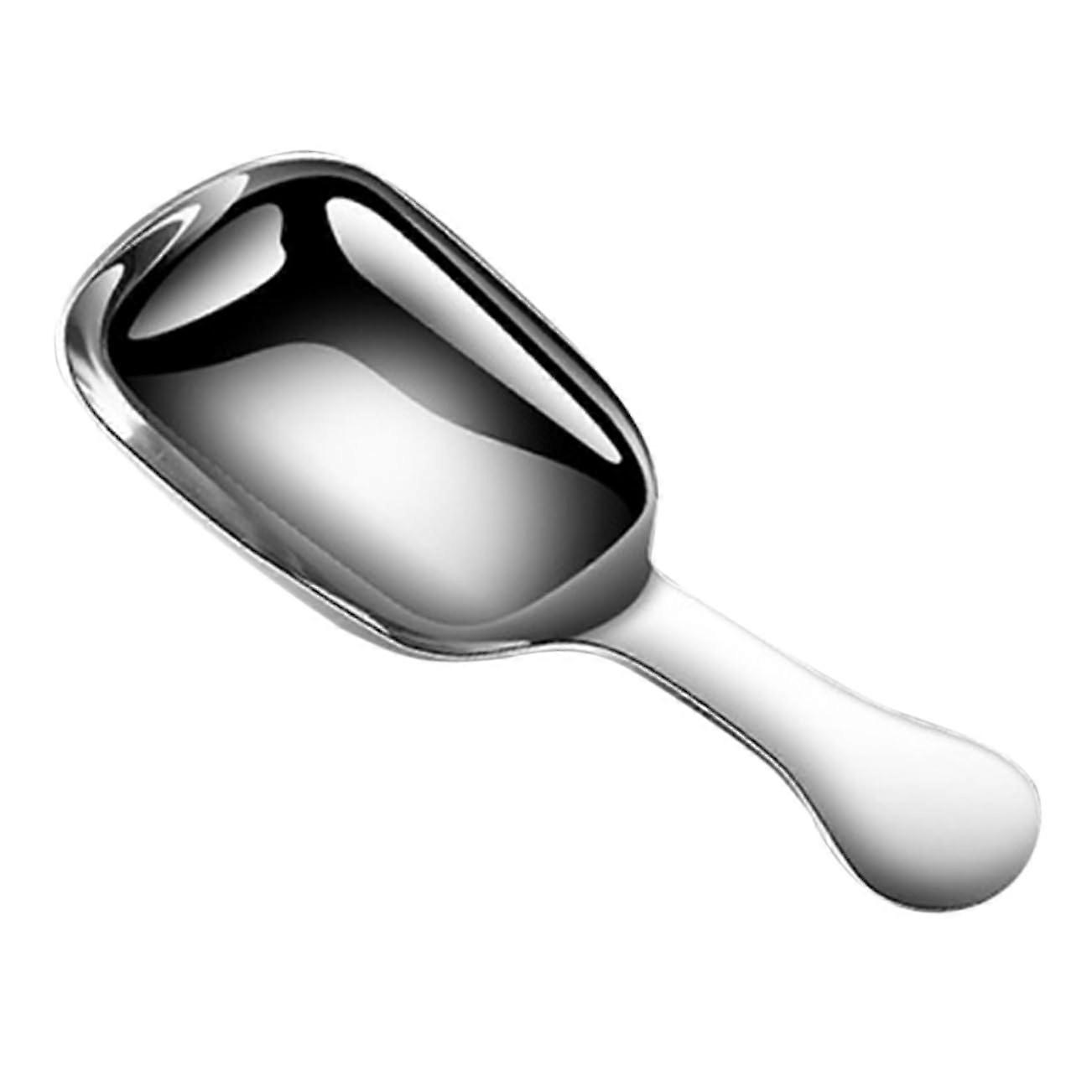 Stainless Steel Spoon Short-Handle Teaspoon Coffee Stirring Dessert Spoon