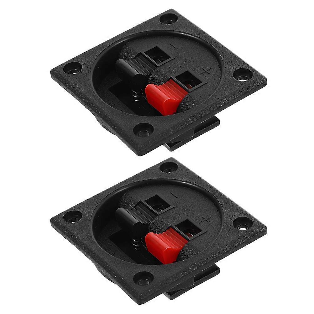 2pcs Speaker Terminal Cup Connectors Binding Post for Home Audio Systems – High Fidelity Sound, Easy Installation, Compatible with Speaker Boxes