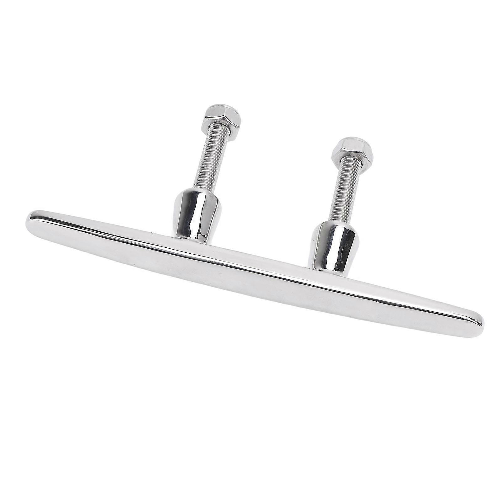 Grampos de barco de 8 polegadas Pull Up polido 316 Dock Steels amarrados para barco de carga de iate 