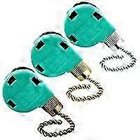 3 Pack Replacement Ceiling Fan Switch Speed Controls for Ceiling Fan, Wall Lights, Cabinet Lighting Compatible with Various Brands 63pcs