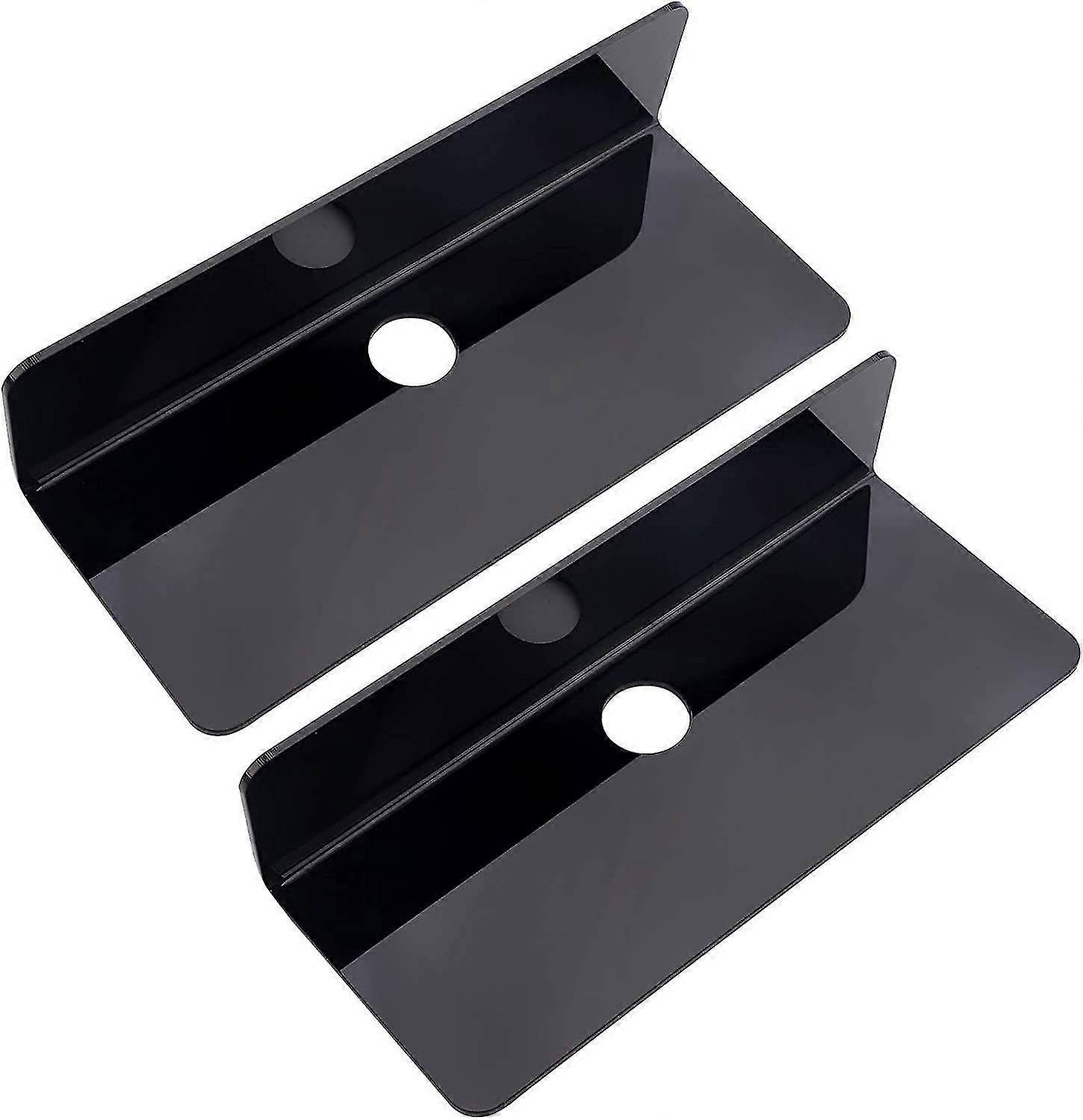 Pxcl 2er-Pack schwimmende Wandregale, selbstklebendes Acryl-Display-Regal, wandmontierte Lagerregale