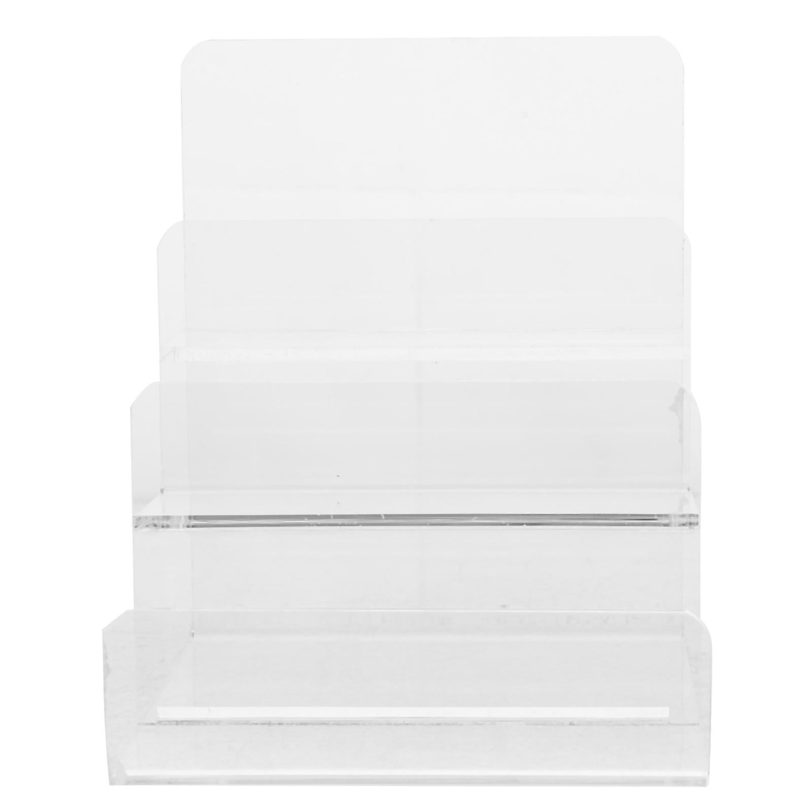 Acrylic Display Shelf for Wallets, Reliable Multi-Tiered Organizer