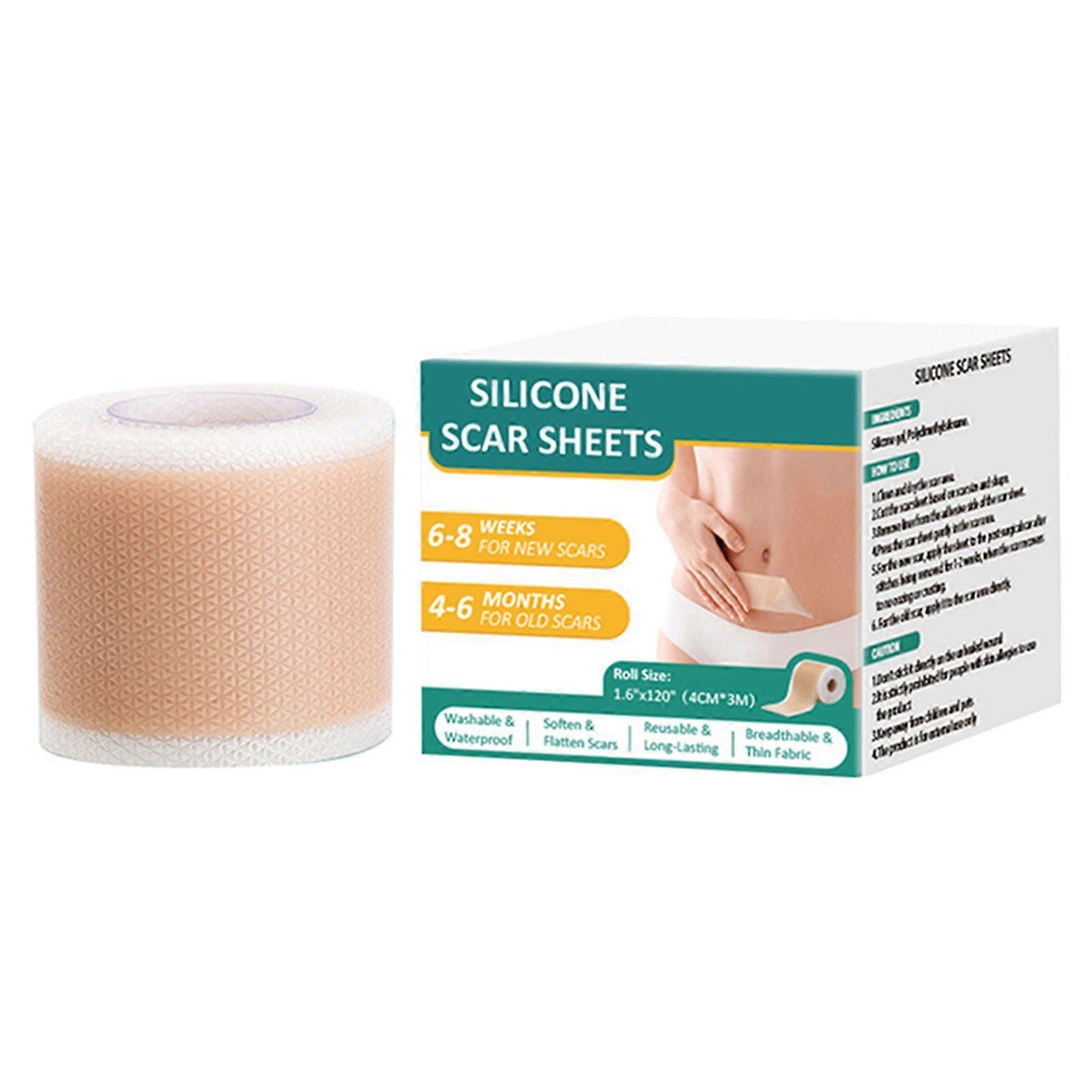 Silicone Scars Sheets Self-Adhesive Scars Repair Stickers External Use