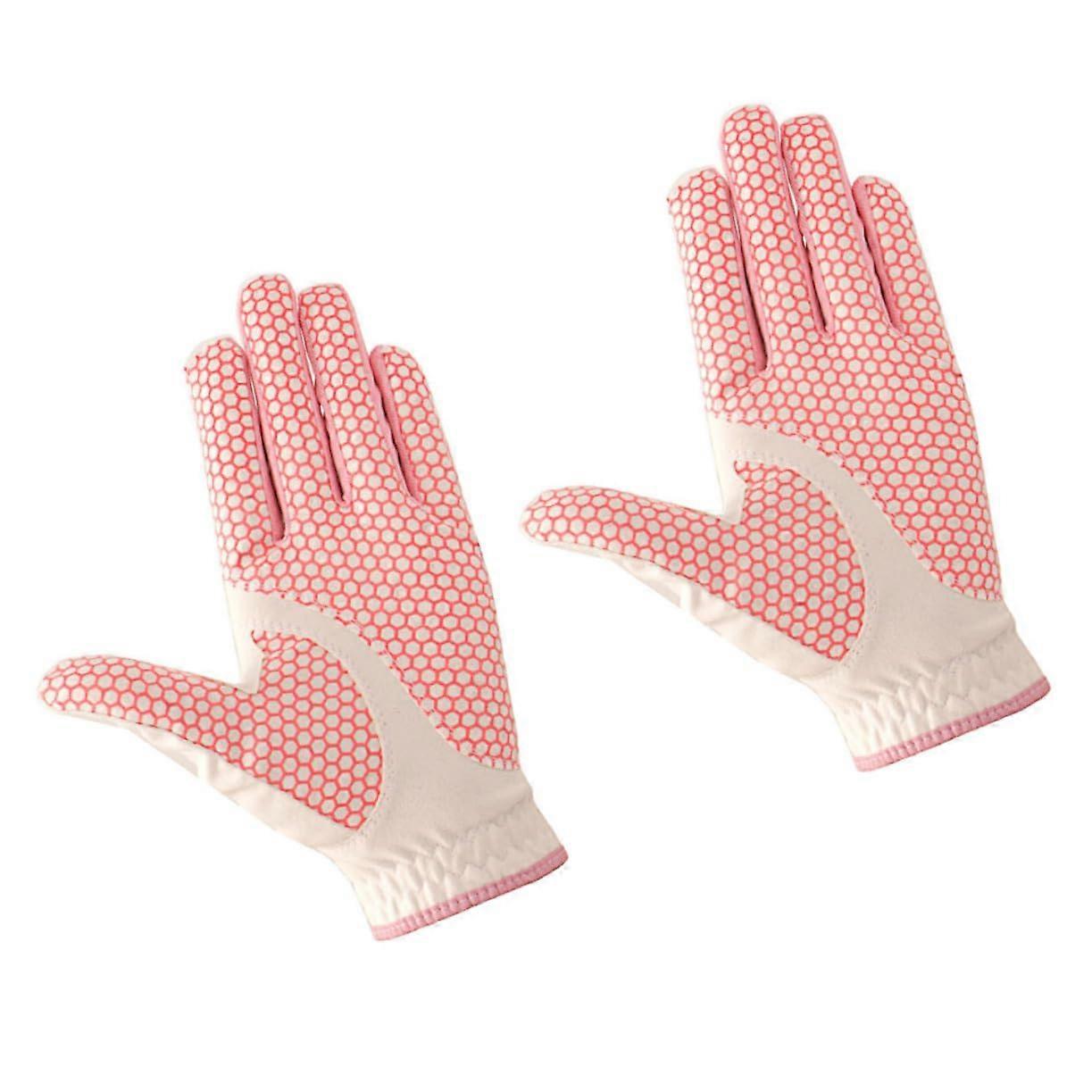 1 Pair Fingerless Golf Gloves for Women and Men, Heated Golf Accessories with Liner and Marker, Left Grip Model