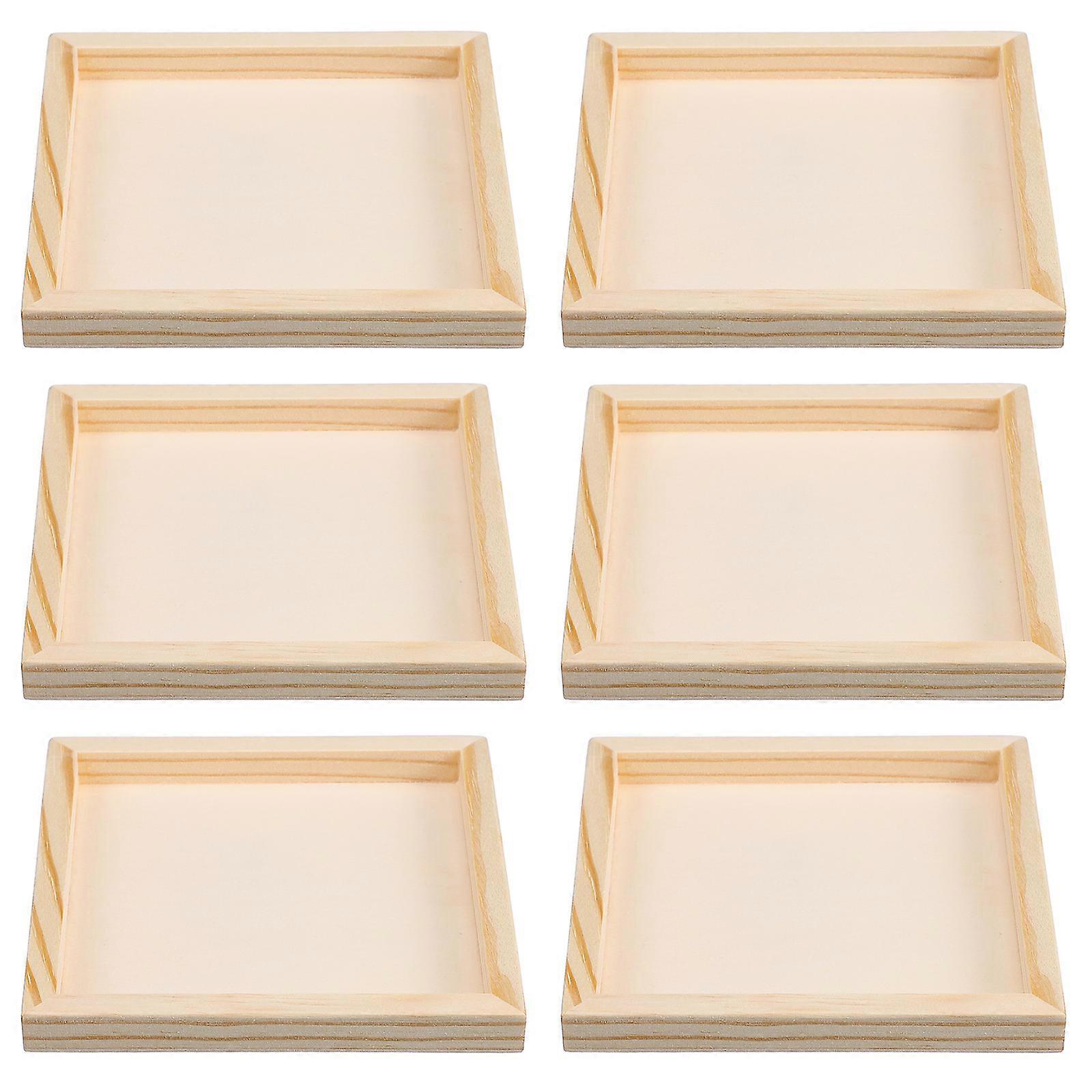 Decorative Wood Trays, Functional and Stylish for Everyday Use, Unique Natural Look