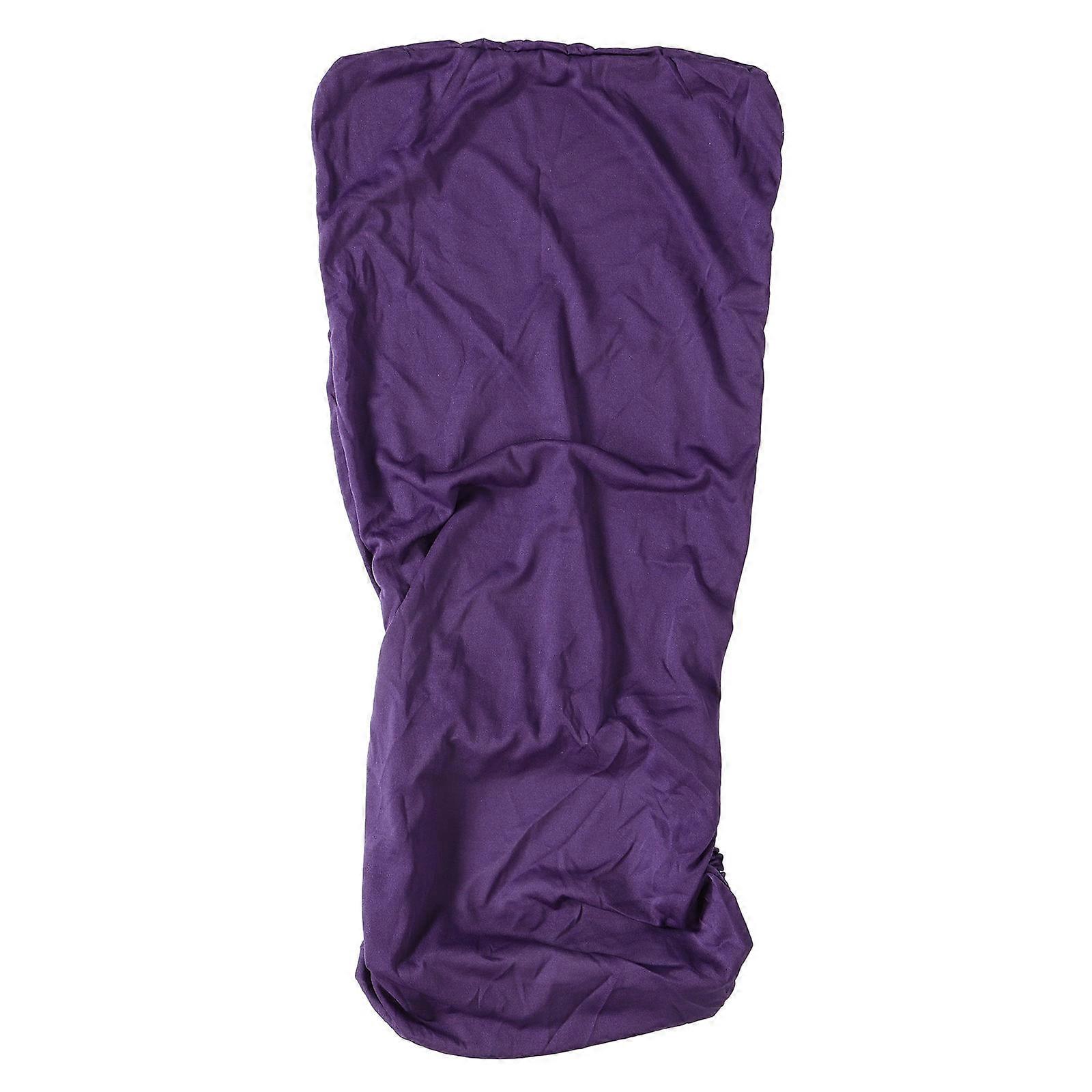 Stretchable Purple Office Chair Cover Removable Protector for Small Computer Desk Chairs, Elastic Armchair Slipcover with Quick Drying and Fade