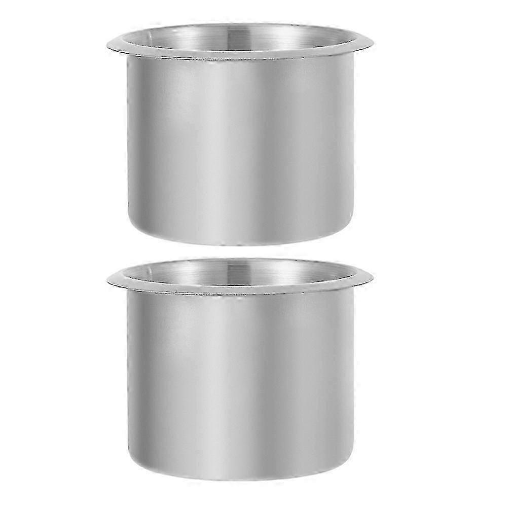 Set of 2 Durable Metal Drink Holders for RV, Boat, and Vehicle Use