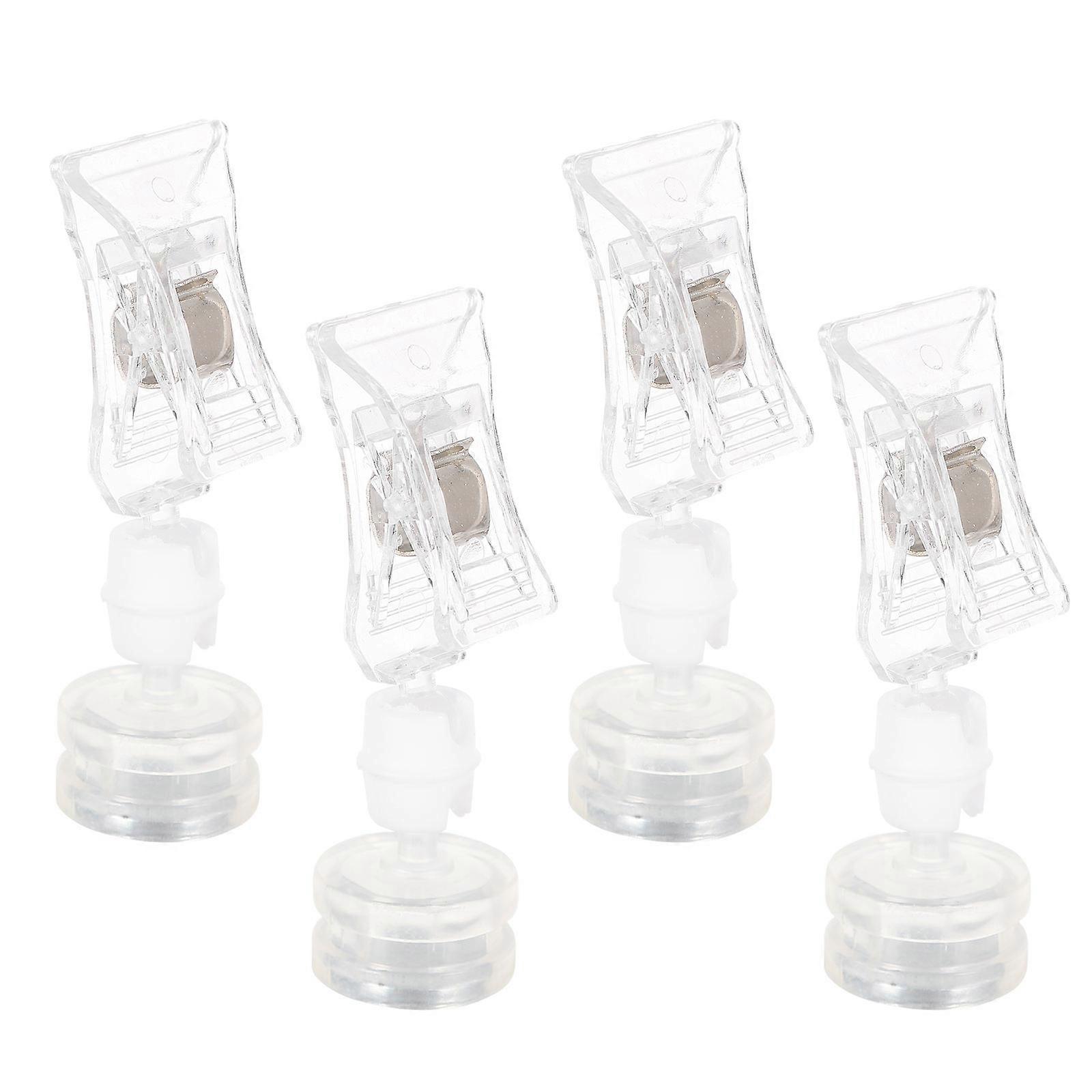 Magnetic Price Tag Clips Practical Display Stand For Business Exhibition .00X2.00X2.00CM Poster Display 4Pcs