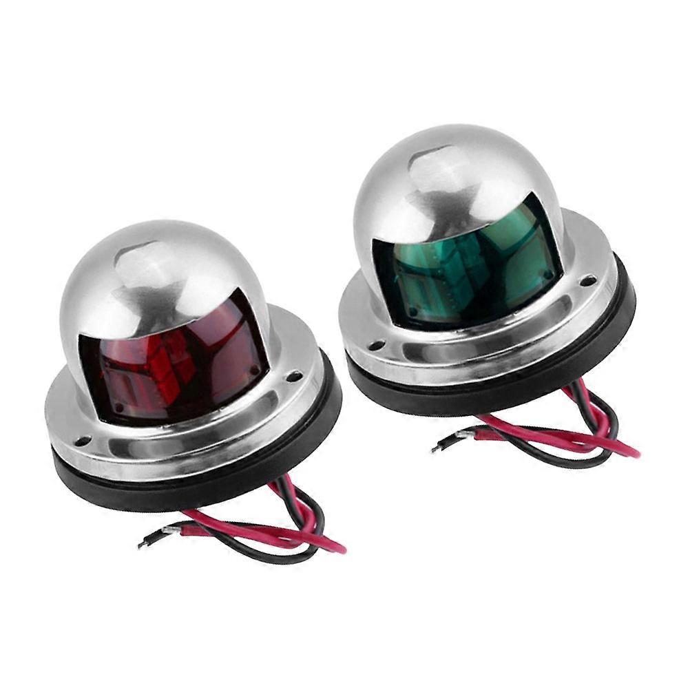 Waterproof Indicator Light Boat Turn Signal Light Boating Green 6.2x4.5x6.5cm LED Technology 1 Pair