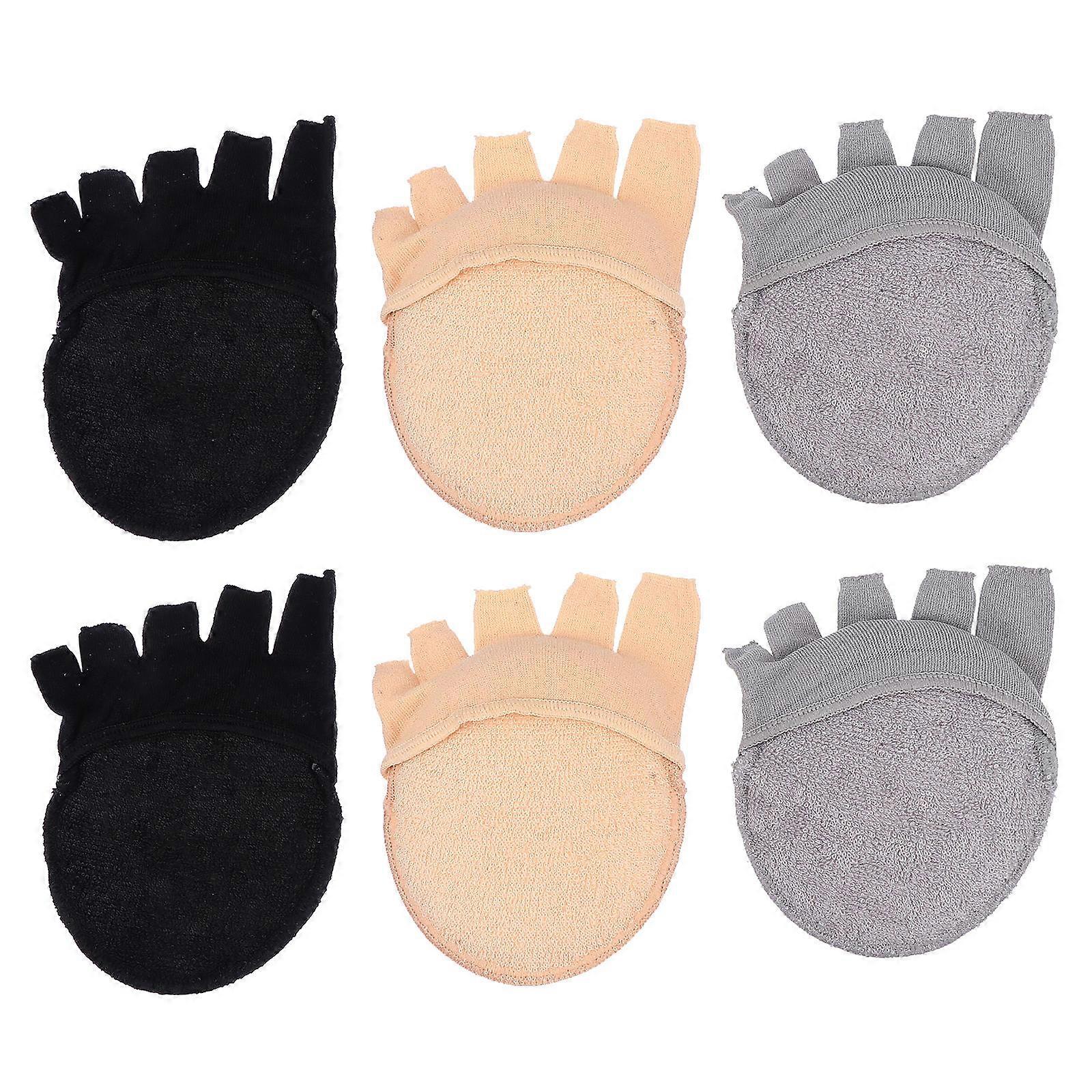 Gym Socks With Individual Toes For Dancing Quick-Drying Breathability 3 Pairs Gray