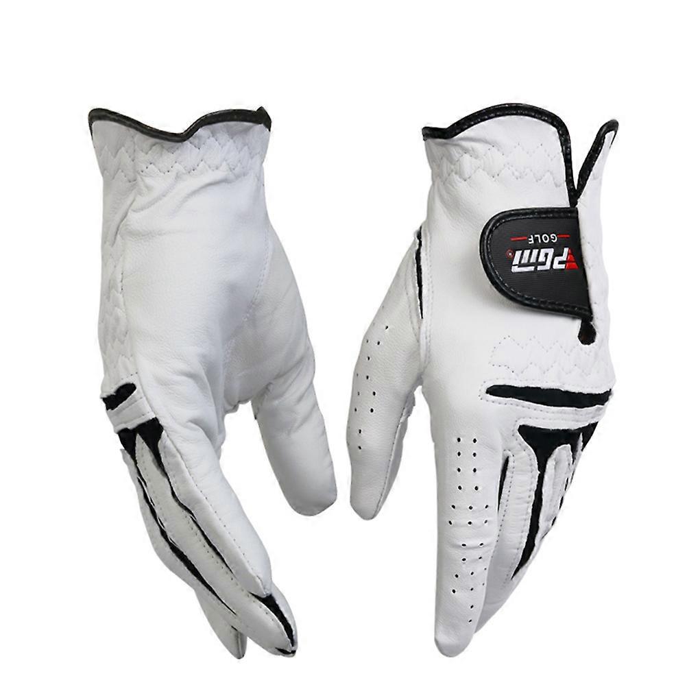 Left Handed Golf Gloves Mens with Mesh and Cabretta Leather 1Set