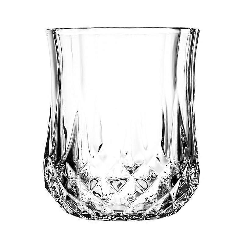 728 Elegant Diamond Pattern Shot Glasses Crystal Clear Cone for Party Bars 220ml