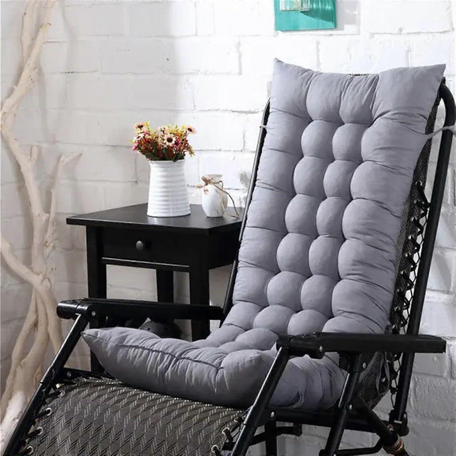 Recliner Cushion Rectangular Sofa Seat Mat Foldable Portable Siesta Thickened Tatami Floor Pad Grey Balcony Cushion