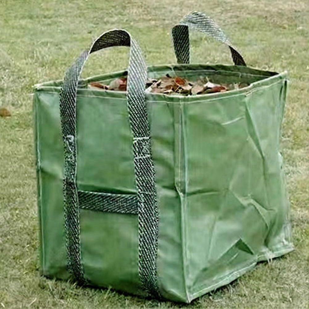 Garden Waste Sacks Reusable with Handles Large Mouth Green (53x53x53cm)