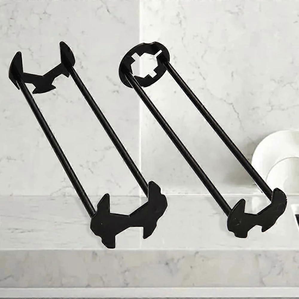 Set - 2 Pcs Multifunctional Sink Wrench, Faucet and Sink Installer, Hexagonal Sleeve, Sanitary Ware Maintenance and Disassembly Tool