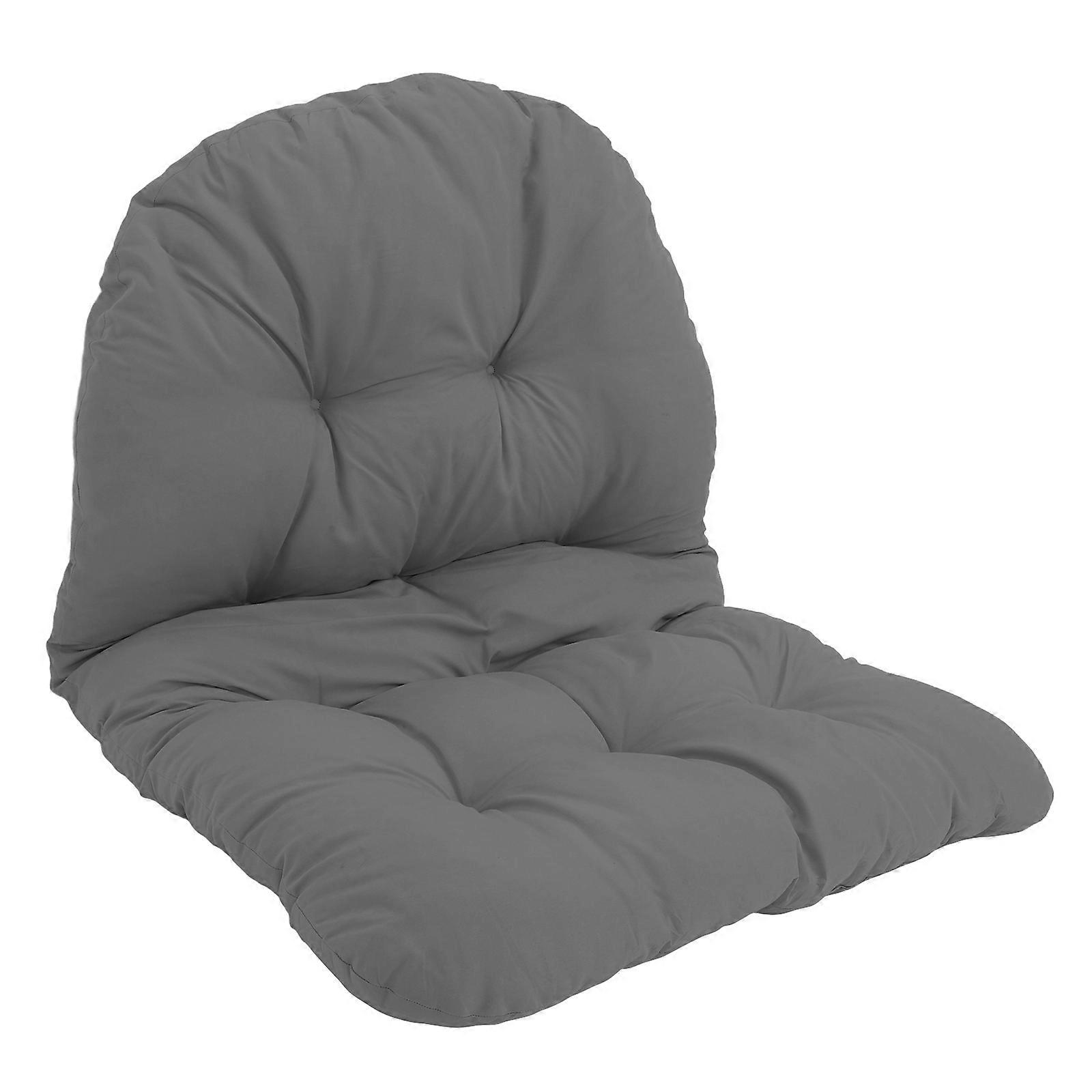 Outdoor Egg Chair Cushion Patio Swing Cushion Dark Grey 47.2×31.5×2.0in Comfort 1Pack