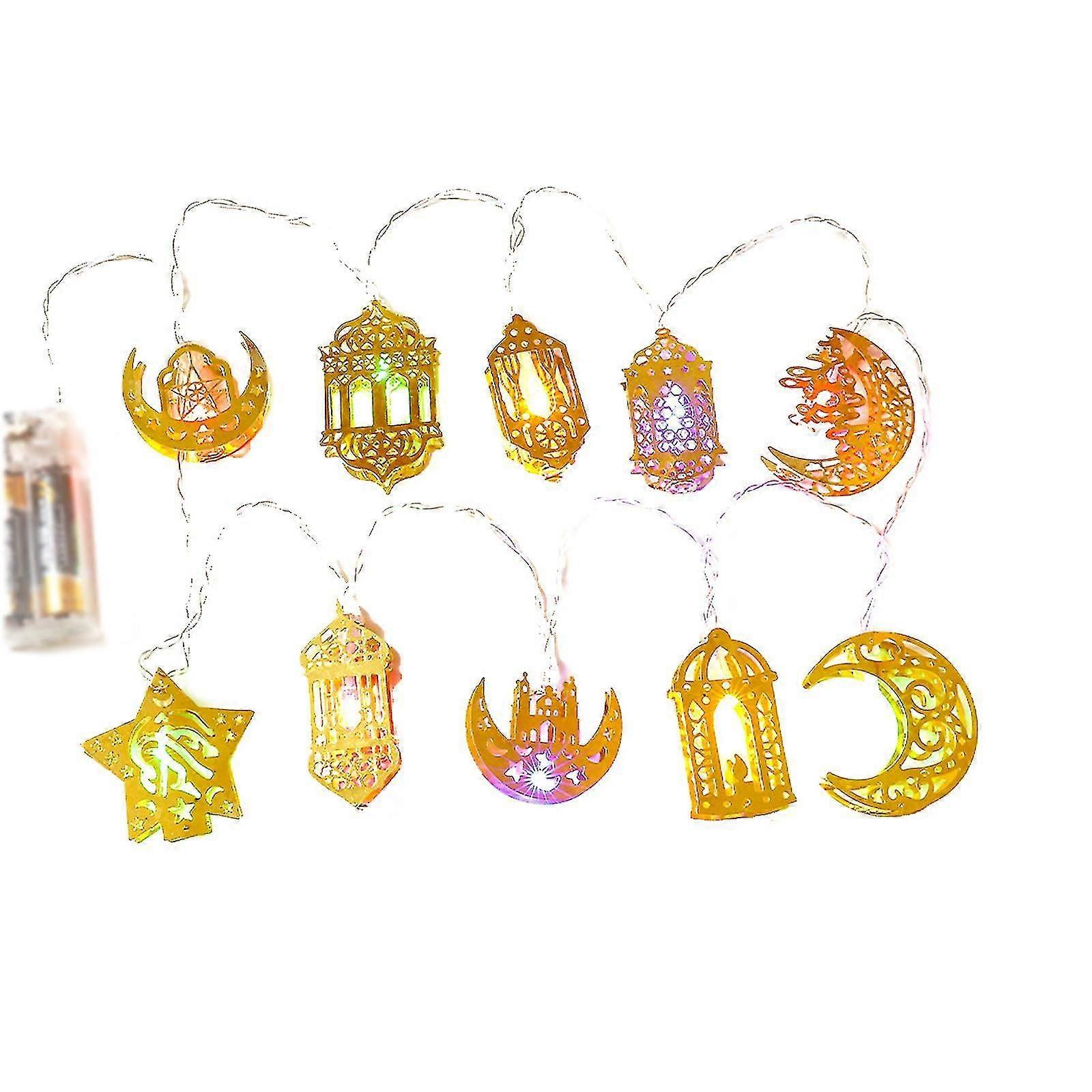 2025 Latest Model 5ft 10led Eid Ramadan String Lights Castle Shaped Lamp Led